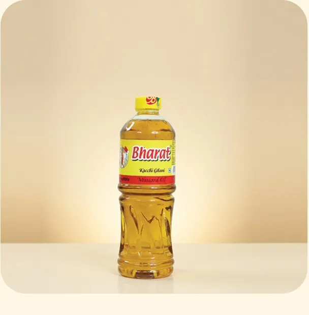 Bharat Kachi Ghani Mustard Oil 100 ml bottle