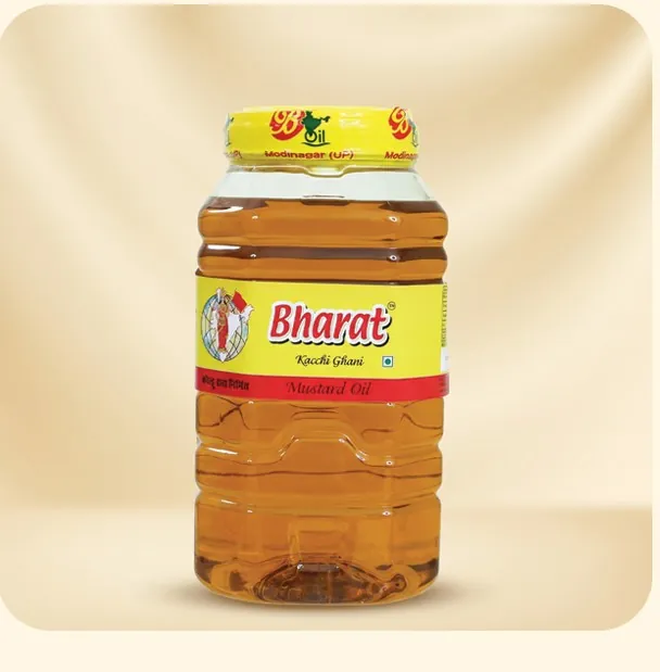 Bharat Kachi Ghani Mustard Oil 2 L jar