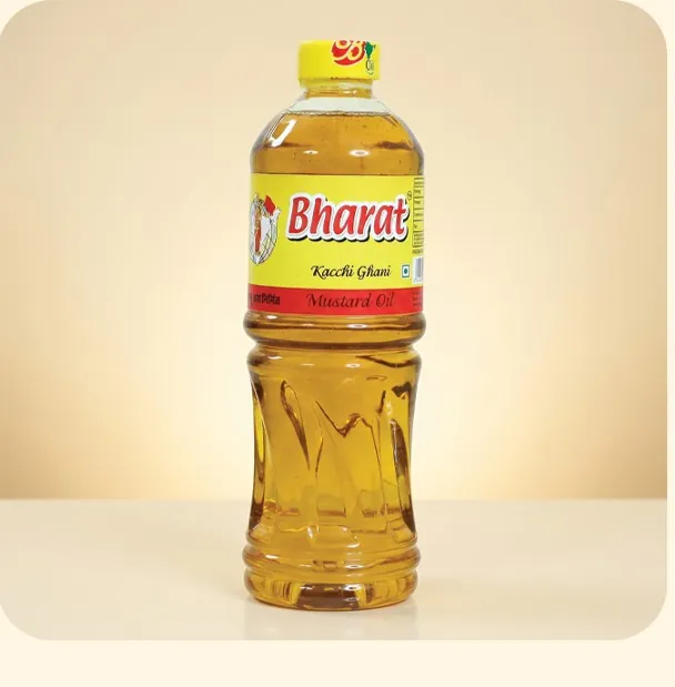 Bharat Kachi Ghani Mustard Oil 500 ml bottle