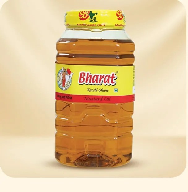 Bharat Kachi Ghani Mustard Oil 5 L jar
