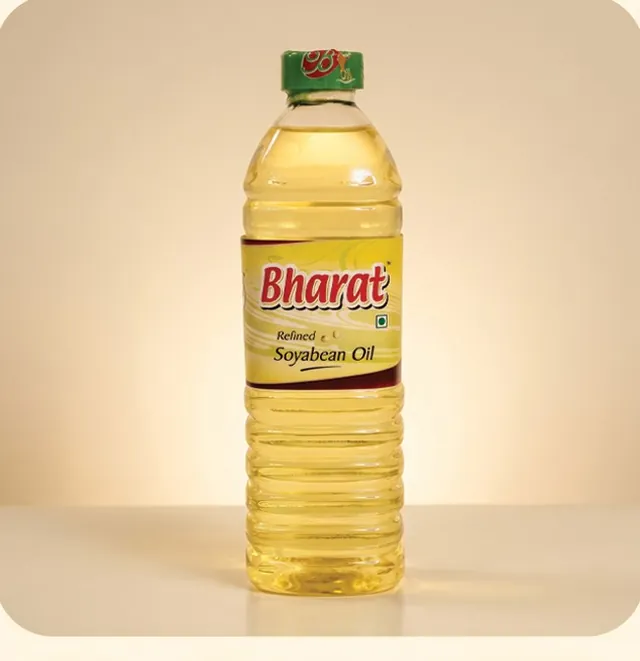 Bharat Refined Soyabean Oil 500 ml bottle