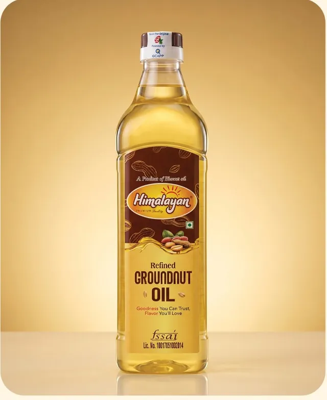 Himalayan Refined Groundnut Oil 1 L bottle