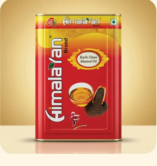 Himalayan Kachi Ghani Mustard Oil 15 L tin