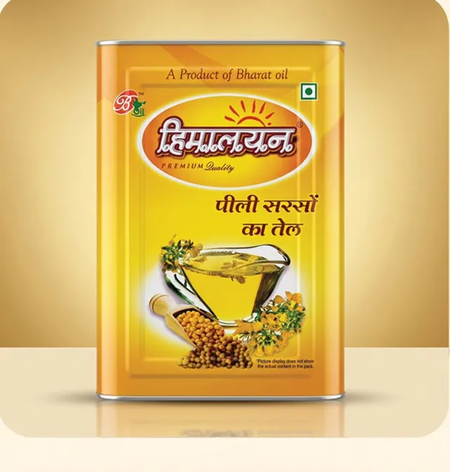 Himalayan Yellow Mustard Oil 15 L tin